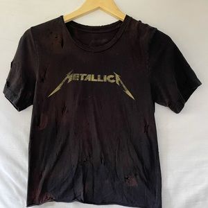 Distressed Vintage Metallica Tee